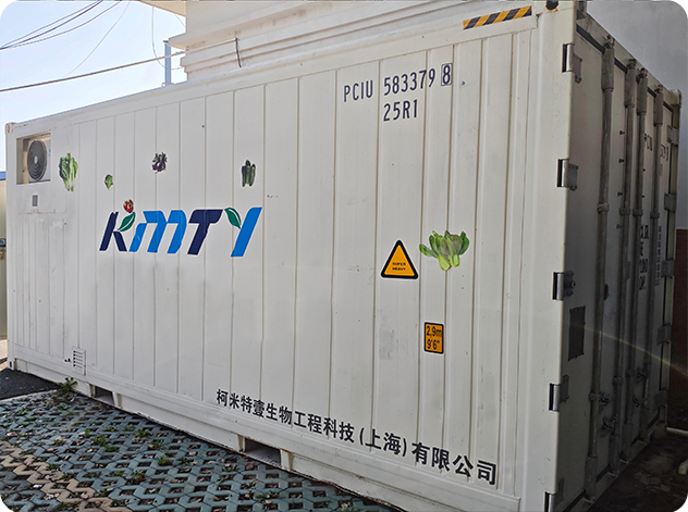 Land container vegetable factory